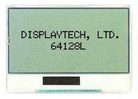 64128L FC BW-3, Дисплей: LCD; графический; 128x64; FSTN Positive; 68,8x49,2x8,5мм