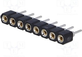 DS1002-01-1*8V13, Гнездо, IDC, "мама", PIN 8, прямой,цанговые контакты, 2,54мм, THT DS1002-01-1*8V13, Гнездо, IDC, "мама", PIN 8, прямой,цанговые контакты, 2,54мм, THT