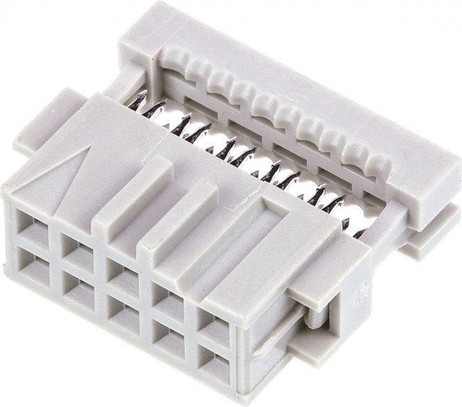 1-215882-0, Вилка, IDC, "мама", PIN: 10, на шлейф, 1,27мм, Ш.контактов: 2,54мм 1-215882-0, Вилка, IDC, "мама", PIN: 10, на шлейф, 1,27мм, Ш.контактов: 2,54мм