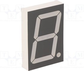 FYS-18011BUHR-21, Дисплей LED, 7-сегментный, 45мм, красный, 30-60мкд, анод, II.зн 1