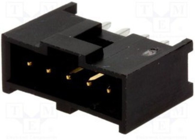 MX-90136-1205, Гнездо, IDC, "папа", C-Grid III, 2,54мм, PIN: 5, THT, позолота