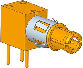 M032, M032 Series, Male Solder D-Sub Connector Coaxial Contact, Gold Pin M032, M032 Series, Male Solder D-Sub Connector Coaxial Contact, Gold Pin