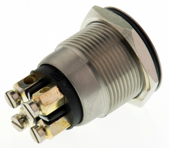 MPI002/TERM/D1, Pushbutton Switch, Vandal Proof Momentary Function 50 mA 24 VDC 1NO IP66 MPI002/TERM/D1, Pushbutton Switch, Vandal Proof Momentary Function 50 mA 24 VDC 1NO IP66