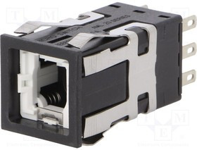 AML21CBA2AD, Pushbutton Switches 1 Incandescent Lamp SQ DPDT Alt Action