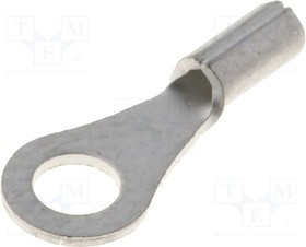 ST-082/1, Наконечник: кольцевой, M2,5, 0,1-0,5мм2, обжим, на провод, луженые