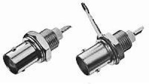 5227755-2, RF/COAXIAL BNC BULKHEAD JACK STR 50 OHM SOLDER