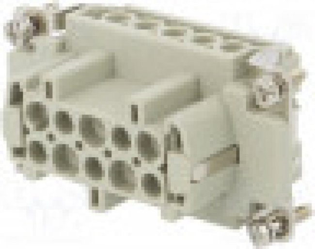 T2040242201-000, Разъем: HDC, "мама", HE, PIN: 24, 24+PE, размер 8, 16А, 500В, 104x27мм T2040242201-000, Разъем: HDC, "мама", HE, PIN: 24, 24+PE, размер 8, 16А, 500В, 104x27мм