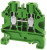 58.504.0055.7, WT 4 Series Green Feed Through Terminal Block, Single-Level, Screw Termination, ATEX 58.504.0055.7, WT 4 Series Green Feed Through Terminal Block, Single-Level, Screw Termination, ATEX