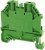 58.504.0055.7, WT 4 Series Green Feed Through Terminal Block, Single-Level, Screw Termination, ATEX 58.504.0055.7, WT 4 Series Green Feed Through Terminal Block, Single-Level, Screw Termination, ATEX