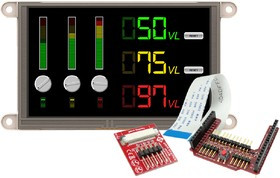gen4-uLCD-50DT-AR, gen4 5in Arduino Compatible Display with Resistive Touch Screen