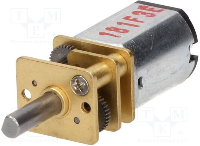 2215, Двигатель: DC, с редуктором, HP, 6ВDC, 1,6А, Ось: D профиль, 75: 1