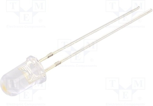 OSM54K5111A, LED; 5mm; white warm; 30000?35000mcd; 15°; Front: convex; 2.9?3.6V OSM54K5111A, LED; 5mm; white warm; 30000?35000mcd; 15°; Front: convex; 2.9?3.6V