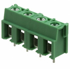 PCB terminal, 4 pole, pitch 7.5 mm, AWG 20-10, 32 A, screw connection, green, 1988121 PCB terminal, 4 pole, pitch 7.5 mm, AWG 20-10, 32 A, screw connection, green, 1988121