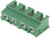 PCB terminal, 4 pole, pitch 7.5 mm, AWG 20-10, 32 A, screw connection, green, 1988121