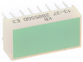 KB-2885SGD, Светодиодный модуль 1хLEDх8,89х19,05мм/ зеленый/568нм/60-200мкд