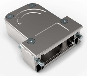 1-2308341-1, Die Cast Zinc D Sub Backshell, 15, 26 Way 1-2308341-1, Die Cast Zinc D Sub Backshell, 15, 26 Way