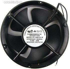 Вентилятор COMMONWEALTH FP-108K S1-B AC220/240V 50Hz 0.30A 44W 2wires Cooling Fan