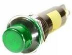 612-3232-130F, LED Panel Mount Indicators Green 110mcd 12VDC 15mA