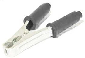 Зажим L142мм, 50А, кабель, изолированный черный