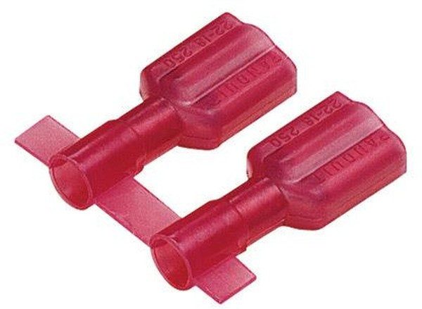 DNF18-110FIB-3K, FEMALE DISCONNECT, NYLON FULLY INSULATED, 22 - 18 AWG, .110 X.032 TAB SIZE, FUNNEL ENTRY 07AH2212 DNF18-110FIB-3K, FEMALE DISCONNECT, NYLON FULLY INSULATED, 22 - 18 AWG, .110 X.032 TAB SIZE, FUNNEL ENTRY 07AH2212