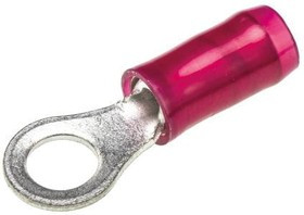 320554, TERMINAL, RING TONGUE, #8, CRIMP, RED