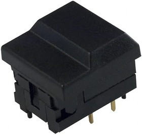 5511M1X, Pushbutton Switches LG BLK CAP NO LED