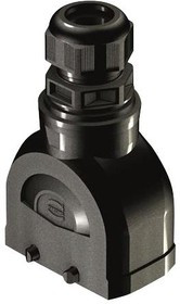 19431100427, Разъем для тяжелых условий, IP66, With Gland, Нейлон (Полиамид), Армированный Стекловолокном 19431100427, Разъем для тяжелых условий, IP66, With Gland, Нейлон (Полиамид), Армированный Стекловолокном