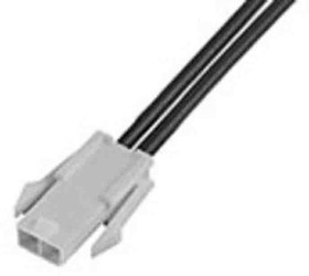 215322-2021, Rectangular Cable Assemblies MINIFIT JR SR M-M 2CKT 150MM Au
