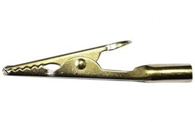 BU-60G, Зажим "крокодил"; 10А; Диап.захвата: макс.7,9мм; Длина: 50мм