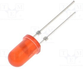 OSR5PA5A34G-1, LED; 5mm; red; 4800?6600mcd; 30°; Front: convex; 1.8?2.6V; -30?85°C