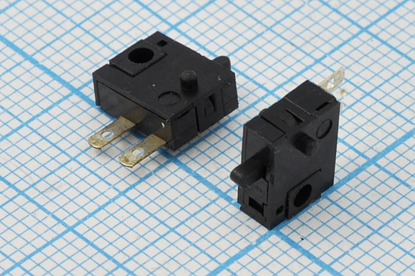 Микропереключатель , размер 8 x 3 x 7, 0.1А, переключение OFF-(ON), размер концевика H8, MX1202