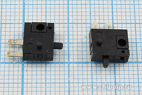 Микропереключатель , размер 8 x 3 x 7, 0.1А, переключение OFF-(ON), размер концевика H8, MX1202