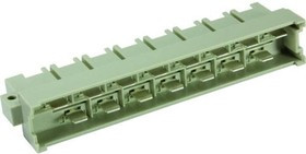 09 06 015 2931, Разъем DIN 41612, Серия Type H, 15 контакт(-ов), Штекер, 5.08 мм, 2 ряда, z + d