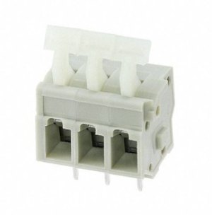 2834082-2, Fixed Terminal Blocks 5.0MM SIDE ENTRY MSC 3P GY