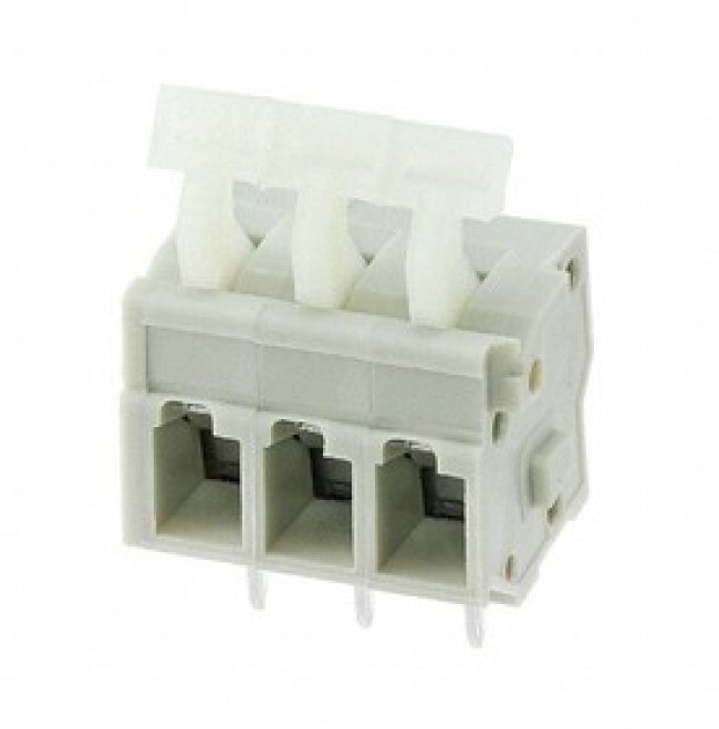 2834082-2, Fixed Terminal Blocks 5.0MM SIDE ENTRY MSC 3P GY