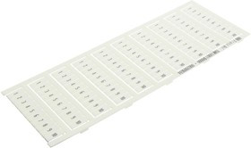 1SNK140011R0000, Маркер клеммной колодки, Terminal Block Marker, Entrelec SNK Series Terminal Blocks, 1 to 10 1SNK140011R0000, Маркер клеммной колодки, Terminal Block Marker, Entrelec SNK Series Terminal Blocks, 1 to 10