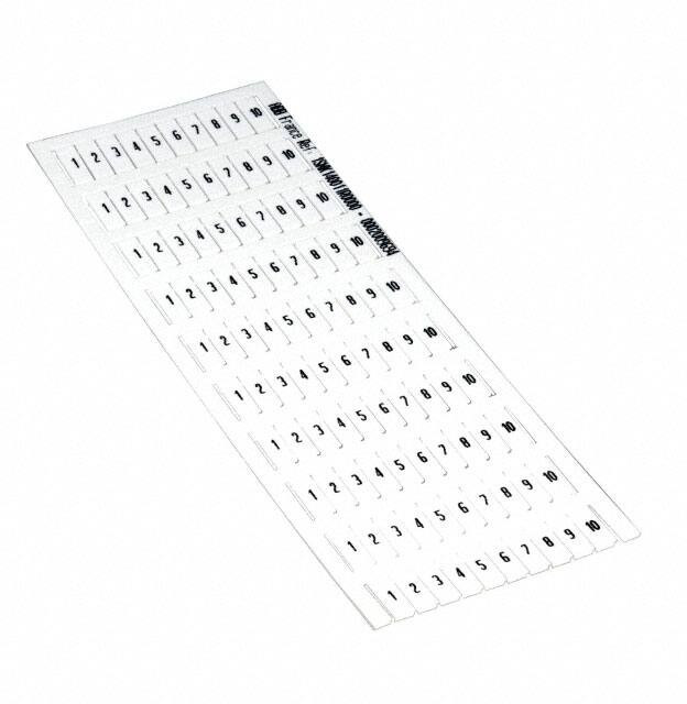 1SNK140011R0000, Маркер клеммной колодки, Terminal Block Marker, Entrelec SNK Series Terminal Blocks, 1 to 10 1SNK140011R0000, Маркер клеммной колодки, Terminal Block Marker, Entrelec SNK Series Terminal Blocks, 1 to 10