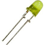 АЛ307НМ, Светодиод зеленый 50° d=5мм 6мКд 567нМ