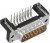 09664636812, D-Sub Standard Connectors DSUB SV ML SSDP ANG73-284 37P AU2