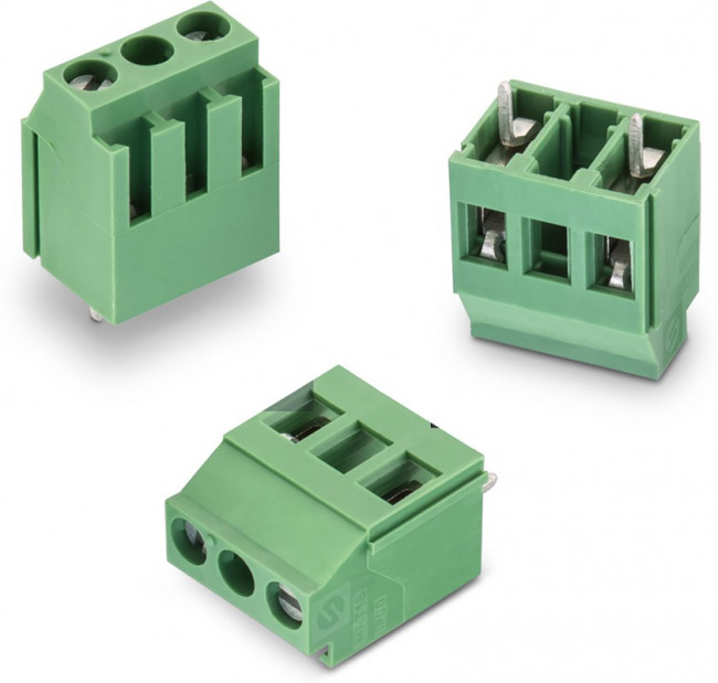 691236610002, Fixed Terminal Blocks WR-TBL 300VAC 20A 2P Horizontal