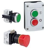 Кнопка 130В+НО+Н3 с инд. с потайным толкателем красн. Osmoz Leg 023756