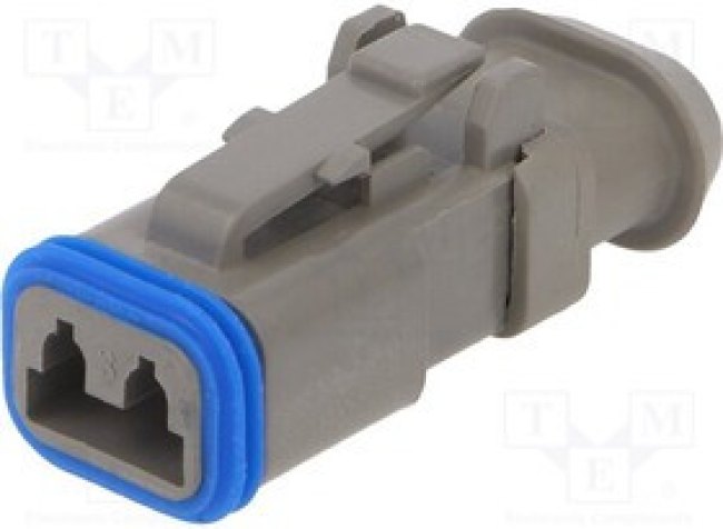 PX0108S02GY, Автомобильный разъем, PX0 Series, Прямой Штекер, 2 контакт(-ов)