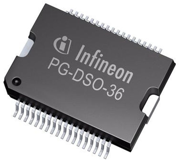 TLE8718SAAUMA4, Controller 4.5V to 5.5V Automotive AEC-Q100 36-Pin DSO EP T/R