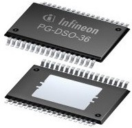 TLE8718SAAUMA4, Controller 4.5V to 5.5V Automotive AEC-Q100 36-Pin DSO EP T/R