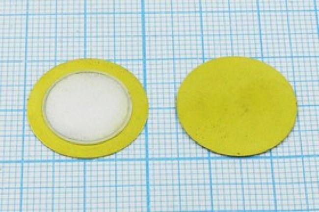 Пьезоблок на бронзовой основе 20x0.43мм, 6.4кГц; пб 20x0,43\\D\ 6,4\2C\KBI2064\