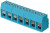 TB003V-500-P07BE, Fixed Terminal Blocks Terminal block, screw type, 5.00 , vertical, 7 poles, CUI Blue, Philip's head screw, PCB mount