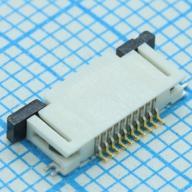 527451097, Разъем для плоского шлейфа на печатную плату 10 контактов 0.5мм