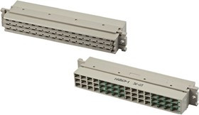 166569-1, Eurocard 48 Way 3.81 mm, 5.08 mm Pitch, Type F, 3 Row, Straight DIN 41612 Connector, Socket