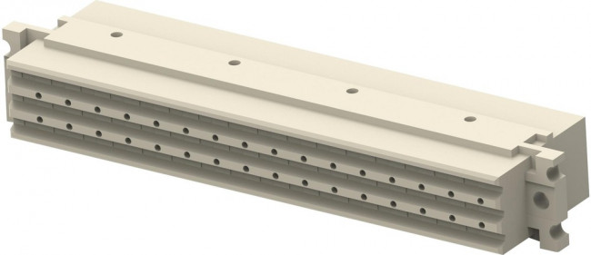 166569-1, Eurocard 48 Way 3.81 mm, 5.08 mm Pitch, Type F, 3 Row, Straight DIN 41612 Connector, Socket