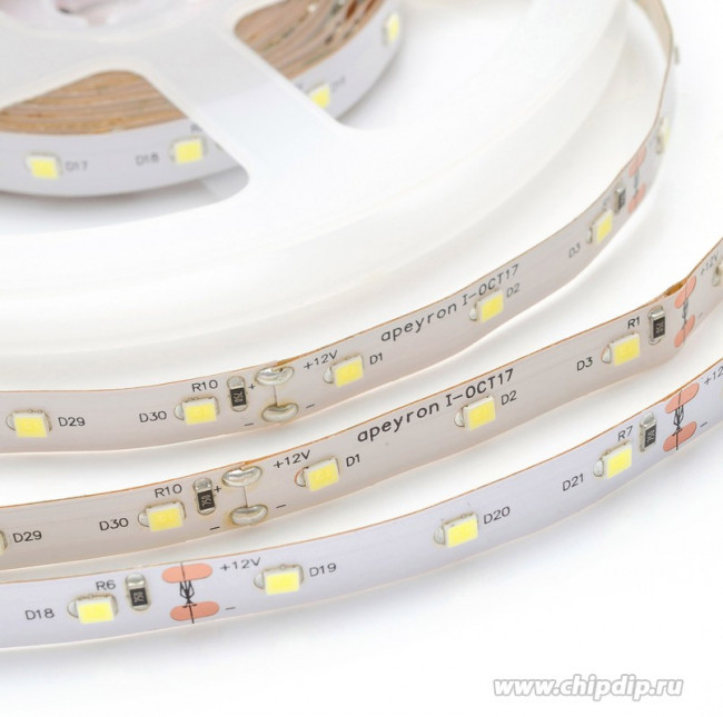 221BL Светодиодная лента в блистере 12В, 9,6Вт/м, smd2835, 60д/м, IP20, 900Лм/м,подложка 10мм, 1м, 6
